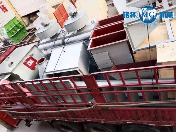 时产8吨半自动干粉砂浆生产线发往蒙古