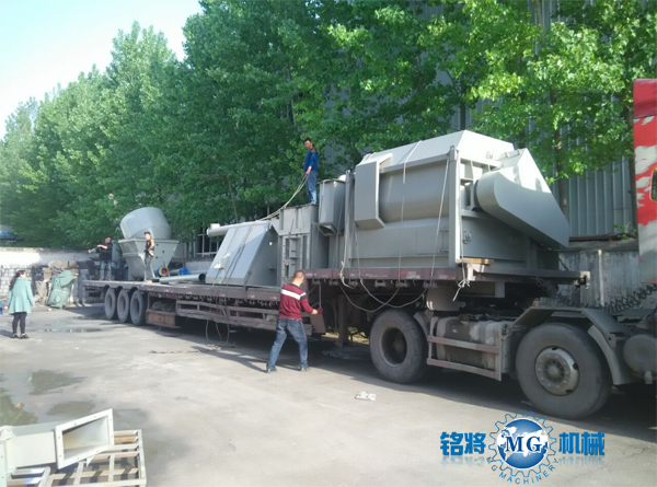 温州干粉砂浆设备发货现场