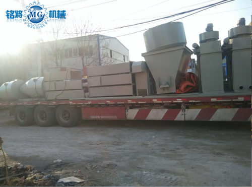 湖北中桥灌浆料设备发货现场