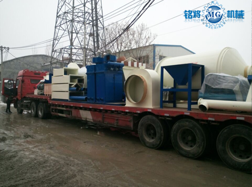 湖南智能保温砂浆设备发货现场