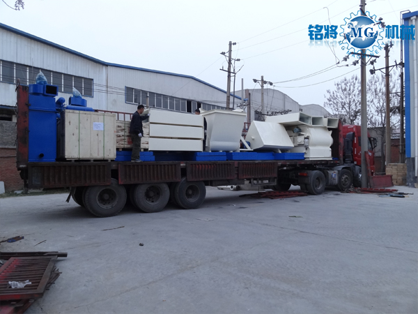 蒙古干粉砂浆设备发货现场