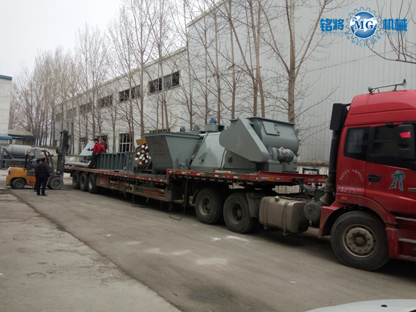 新密王经理，您采购的腻子粉生产线已发货，请注意查收