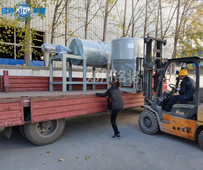 发往缅甸简易干粉生产线