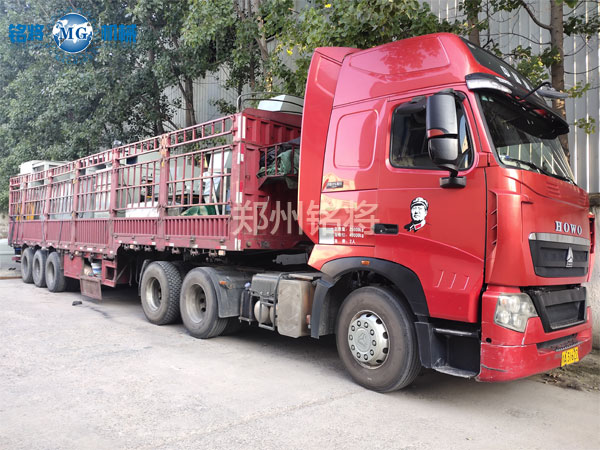 江西赣州石膏砂浆生产设备配件发货场景